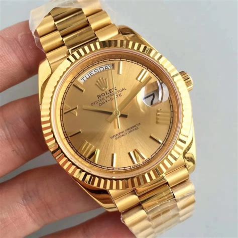 replica gold watches rolex|rolex knockoff watches day date.